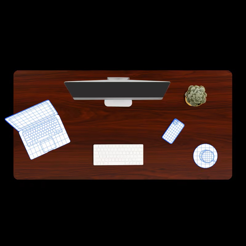 FlexiSpot E7の天板2