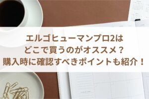 エルゴヒューマンプロ2はどこで買うのがオススメ？購入時に確認すべきポイントも紹介！
