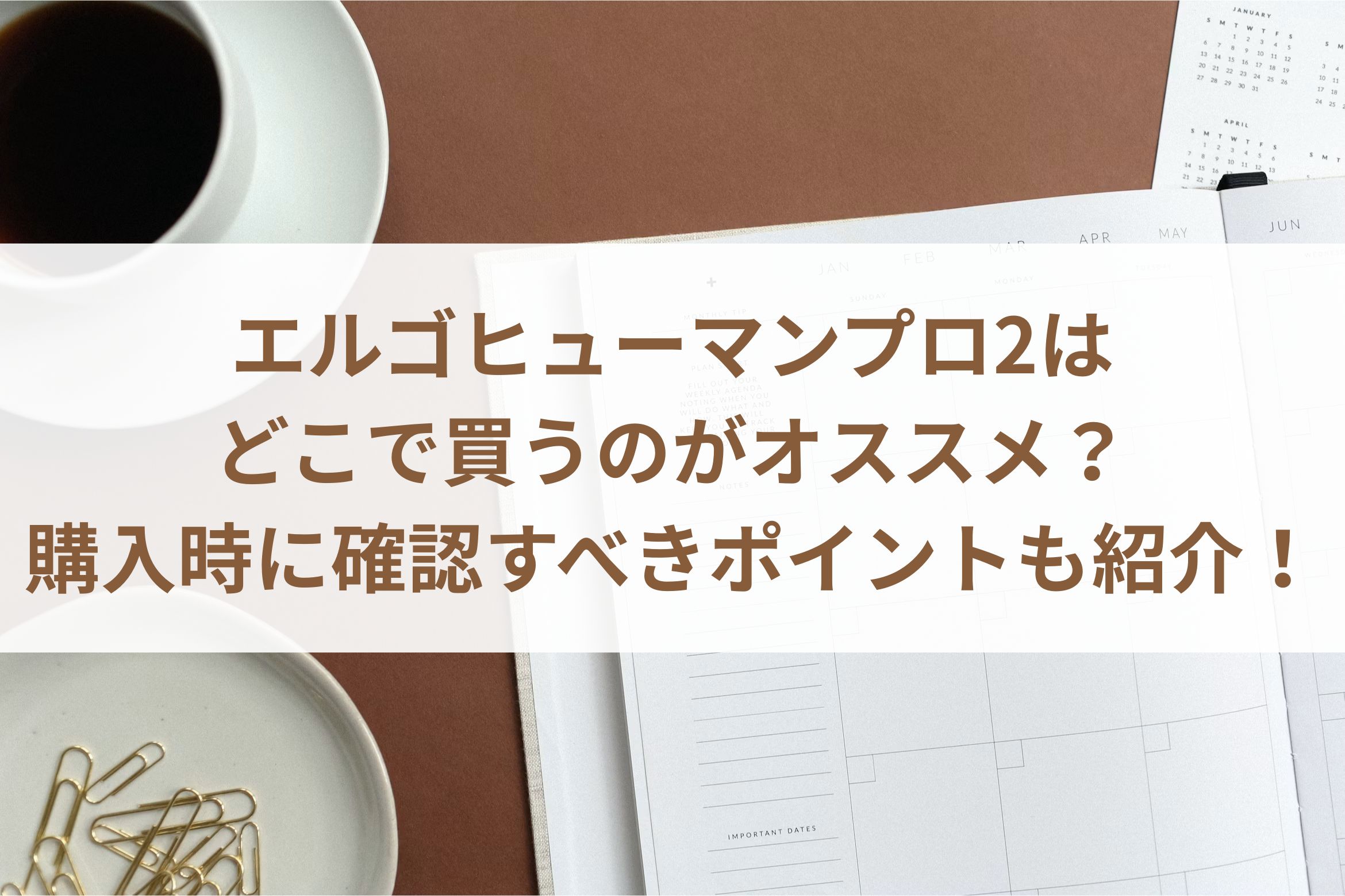 エルゴヒューマンプロ2はどこで買うのがオススメ？購入時に確認すべきポイントも紹介！
