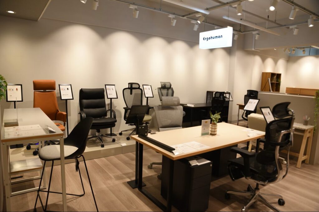 試座できる店舗①:オフィシャルショールーム(東京・大阪・福岡)