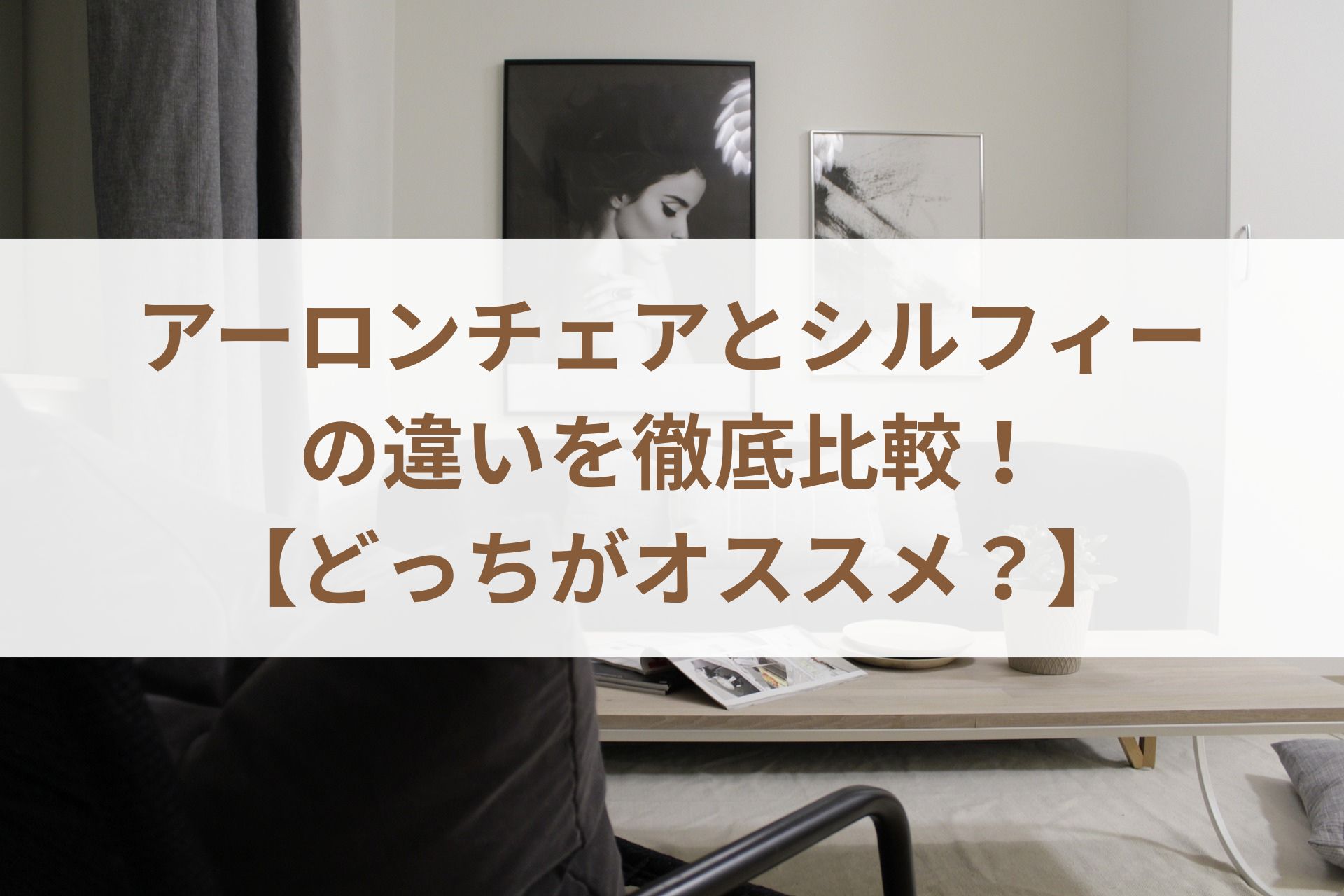 アーロンチェアとシルフィーの違いを徹底比較！【どっちがオススメ？】