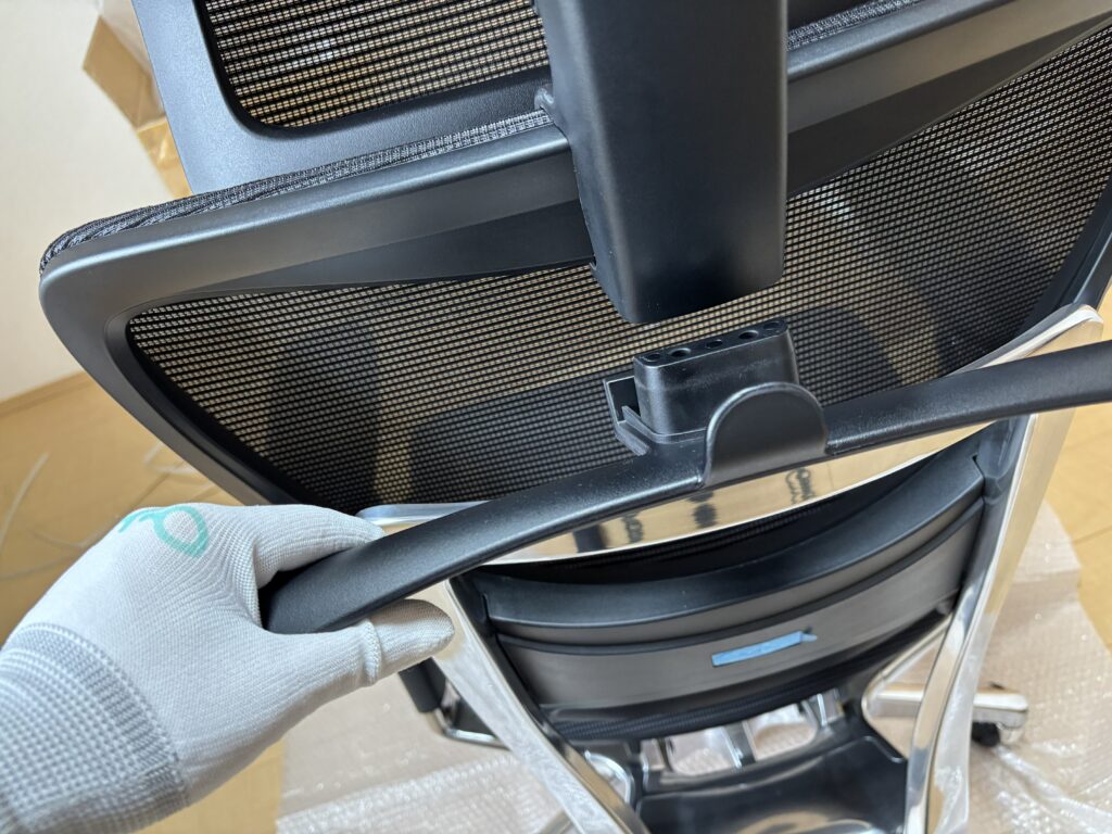 ハンガー部分の取り付け