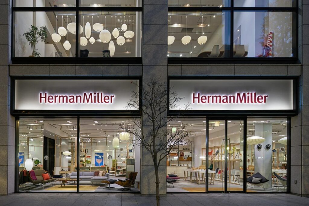 試座できる店舗①：ハーマンミラーストア(全国各地)